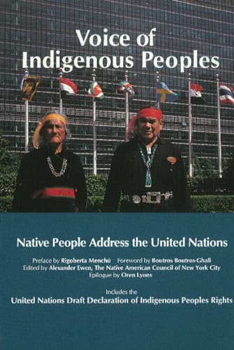 Imagen de archivo de Voice of Indigenous Peoples : Native People Address the United Nations a la venta por BookHolders