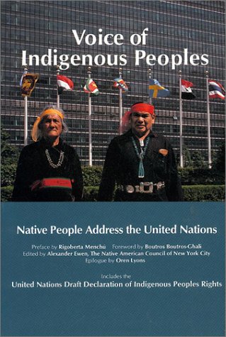 9780940666313: Voice of Indigenous Peoples: Native People Address the United Nations