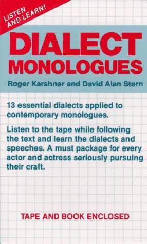 Stock image for Dialect Monologues: v.1: Vol 1 for sale by Hay-on-Wye Booksellers