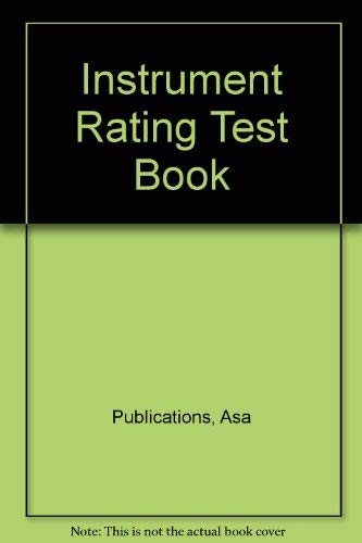 Imagen de archivo de Instrument Rating Test Book a la venta por BooksRun