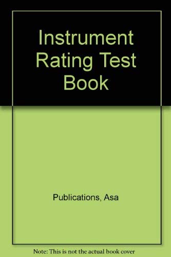 Stock image for Instrument Rating Test Book for sale by BooksRun