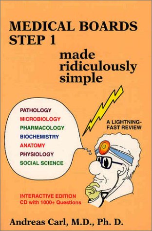 Beispielbild fr Medical Boards Step 1 : Made Ridiculously Simple zum Verkauf von Wonder Book
