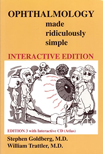 Beispielbild fr Ophthalmology Made Ridiculously Simple, Third Edition (Book & Interactive CD) zum Verkauf von HPB-Ruby