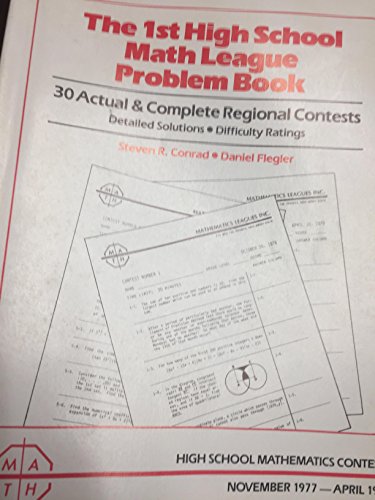 9780940805002: The First High School Math League Problem Book