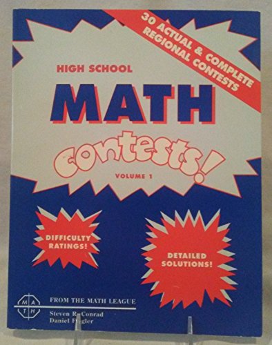 Imagen de archivo de Math Contests: High School, Volume 1: School years 1977-78 & -1981-82 a la venta por HPB-Red