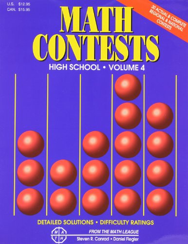 9780940805149: Math Contests High School: 4