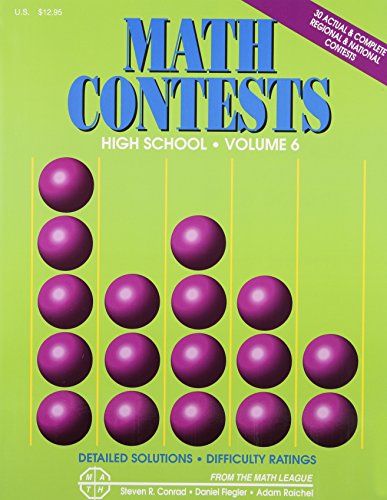 Stock image for Math Contests For High School: School Years: 2006-2007 Through 2010-2011 for sale by ThriftBooks-Atlanta