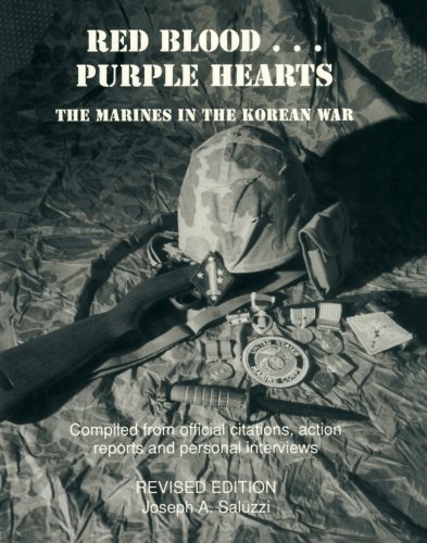 Stock image for Red Blood - Purple Hearts - The Marines in the Korean War - Revised Edition for sale by Stan Clark Military Books