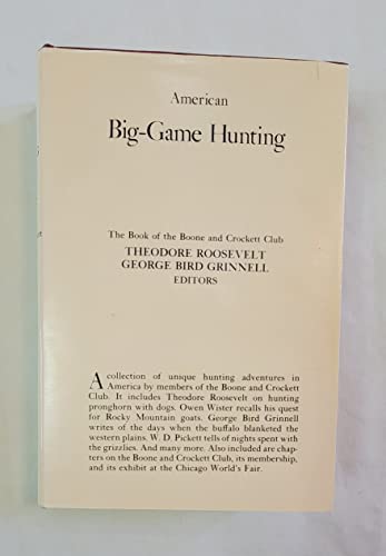 9780940864061: American big-game hunting