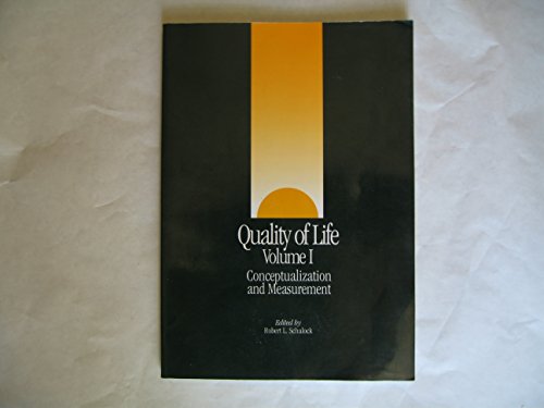 Stock image for Quality of Life Vol. 1 : Conceptualization and Measurement for sale by Better World Books