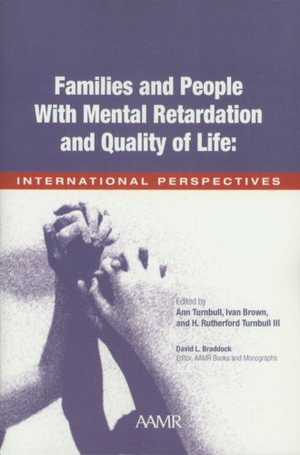 Imagen de archivo de Families and People with Mental Retardation and Quality of Life : International Perspectives a la venta por Better World Books Ltd