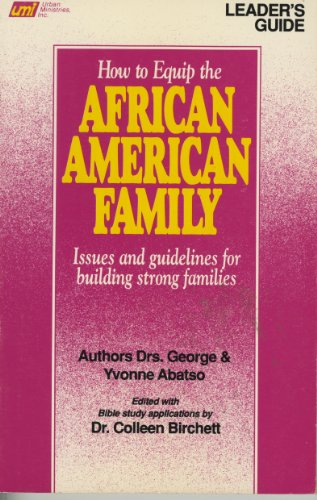 Stock image for How to Equip the African American Family for sale by Book Lover's Warehouse