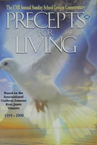 Stock image for UMI Annual Sunday School Lesson Commentary: Precepts for Living 1999-2000: Volume 2 for sale by ThriftBooks-Atlanta