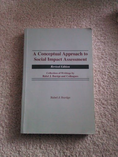 Beispielbild fr A Conceptual Approach to Social Impact Assessment zum Verkauf von medimops