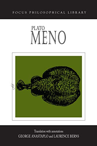 Imagen de archivo de Plato : Meno (Focus Philosophical Library) a la venta por BooksRun