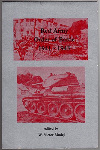 Imagen de archivo de Red Army Order of Battle, 1941-43 a la venta por dsmbooks