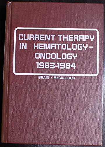 Beispielbild fr Current Therapy in Hematology-Oncology zum Verkauf von GuthrieBooks