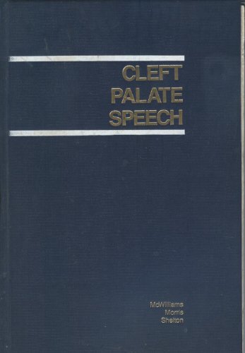 Stock image for Cleft Palate Speech for sale by Vashon Island Books