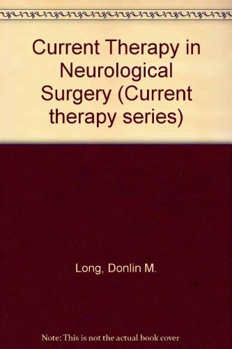 Stock image for Current Therapy in Neurological Surgery, 1985-1986 for sale by Better World Books