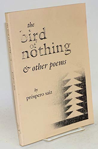 9780941160117: The Bird of Nothing & Other Poems