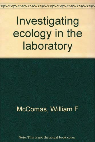 Imagen de archivo de Investigating ecology in the laboratory a la venta por HPB-Red