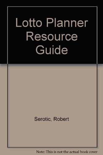 Lotto Planner Resource Guide (9780941271219) by Serotic, Robert