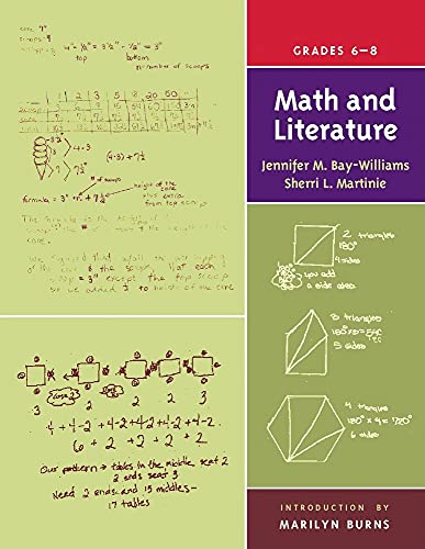 Imagen de archivo de Math and Literature, Grades 6-8 a la venta por HPB-Ruby