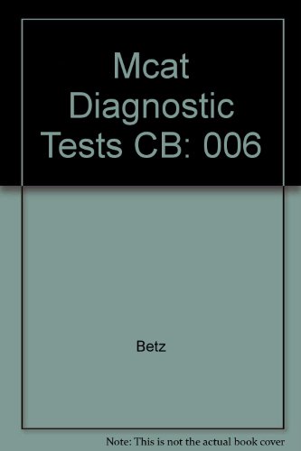 Betz McAt Diagnostic Program Practice Tests (006) (9780941406628) by Betz Publishing Company