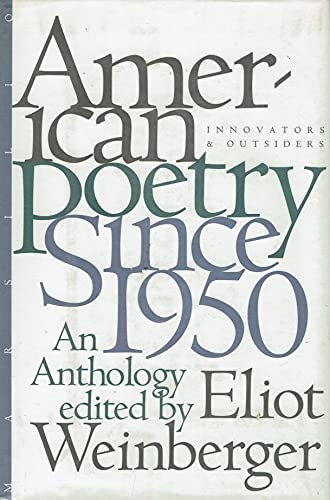 Imagen de archivo de American Poetry Since 1950: Innovators and Outsiders. an Anthology a la venta por Abacus Bookshop