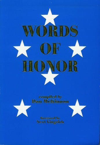 Stock image for Words of honor for sale by Friends of  Pima County Public Library