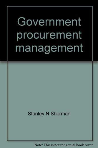 9780941448000: Title: Government procurement management