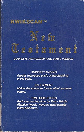 Beispielbild fr Kwikscan New Testament zum Verkauf von ThriftBooks-Atlanta