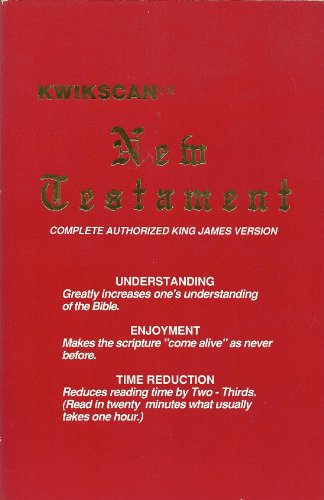 KWIKSCAN New Testament: Complete Authorized King James Version (9780941485036) by M. F. Morris