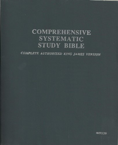 Beispielbild fr Comprehensive Systematic Study Bible in Kwikscan: Complete Authorized King James Version zum Verkauf von Blindpig Books