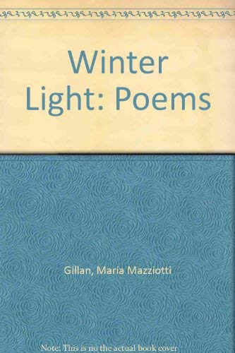 Stock image for Winter Light: Poems for sale by My Dead Aunt's Books