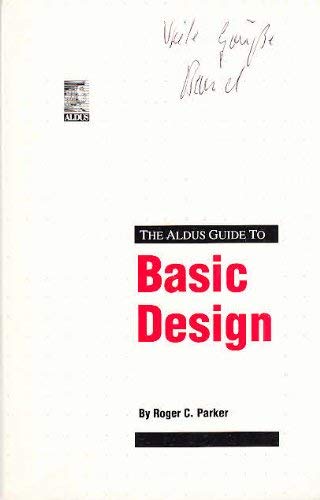 Imagen de archivo de Aldus Guide to Basic Design a la venta por BookHolders