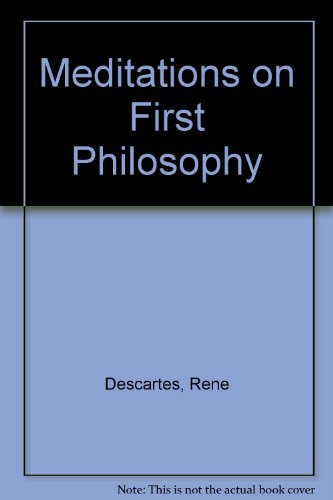 Imagen de archivo de Meditations on First Philosophy a la venta por Bank of Books