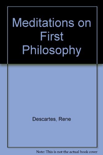 Stock image for Meditations on First Philosophy for sale by Bank of Books