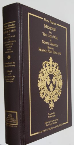 Beispielbild fr Memoirs on the Late War in North America Between France & England zum Verkauf von A Squared Books (Don Dewhirst)