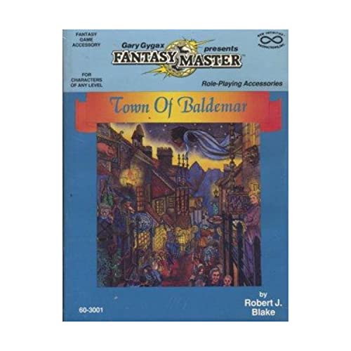 Town of Baldemar (Fantasy Master) (9780941993135) by Robert J. Blake