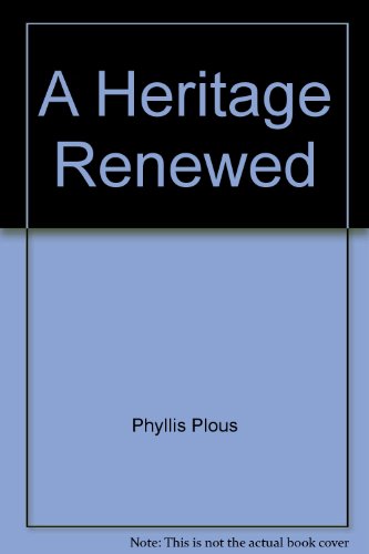 Stock image for A Heritage Renewed: Representational Drawing Today. Organized by Phyllis Plous. March-April 1983. for sale by HPB-Emerald