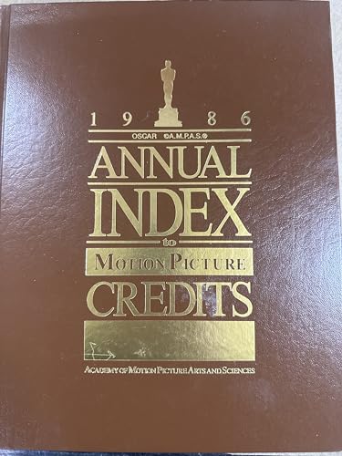 Stock image for Annual Index to Motion Picture Credits 1986 for sale by Jeff Stark