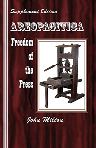 Supplement Edition: Areopagitica: Freedom of the Press (9780942208382) by Milton, John; Newborn, Sasha