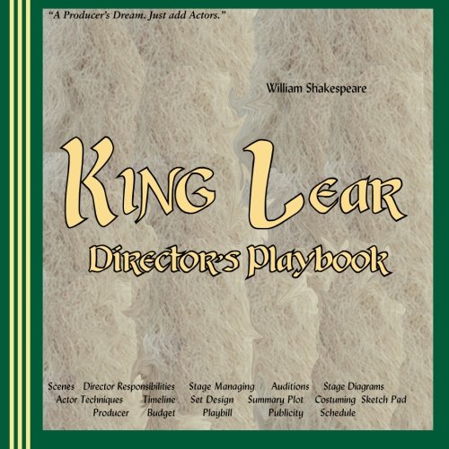 Imagen de archivo de King Lear Director's Playbook (Shakespeare Playbooks) a la venta por Revaluation Books