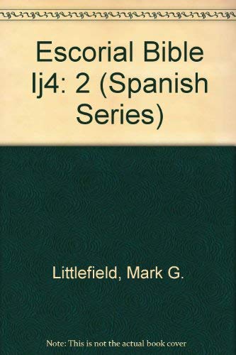 Stock image for Escorial Bible Ij4 (Spanish Series) for sale by Zubal-Books, Since 1961