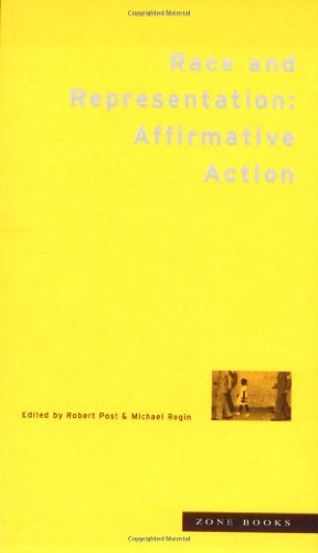Imagen de archivo de Race and Representation : Affirmative Action a la venta por Better World Books