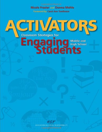 Beispielbild fr Activators: Classroom Strategies for Engaging Middle and High School Students zum Verkauf von HPB-Red