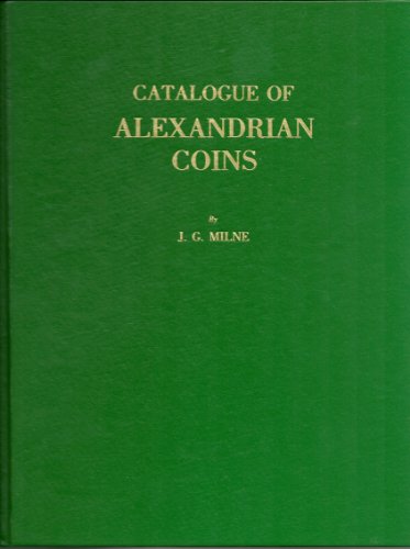 Stock image for Catalogue of Alexandrian coins for sale by Hammer Mountain Book Halls, ABAA