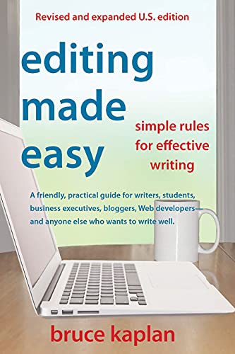 Beispielbild fr Editing Made Easy: Simple Rules for Effective Writing zum Verkauf von Monster Bookshop