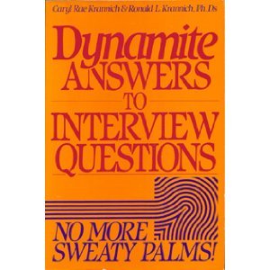 Beispielbild fr Dynamite Answers to Interview Questions zum Verkauf von Better World Books